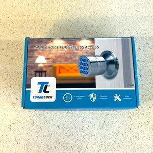 Turbo lock keyless access door knob with 10 changeable codes